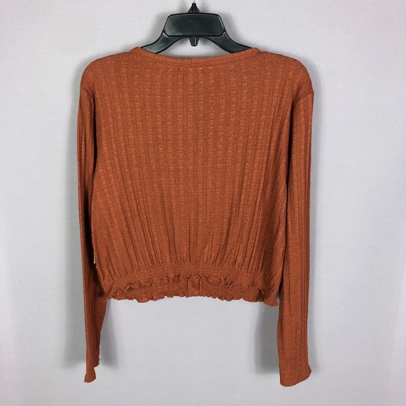 Abound Women's Pointelle Knit Crop Sweater Size XL - Picture 11 of 11